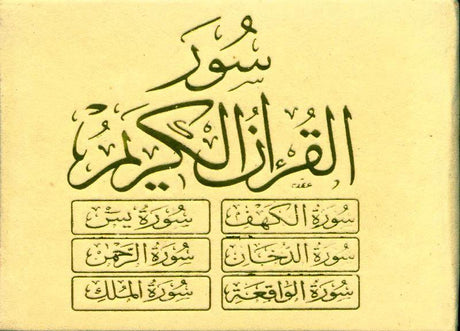 Beautiful Rainbow Colours Selected Surahs Velvet Cover Pocket Size 10x12 cm (24936)