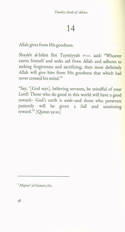 Timeless Seeds of Advice (24923)