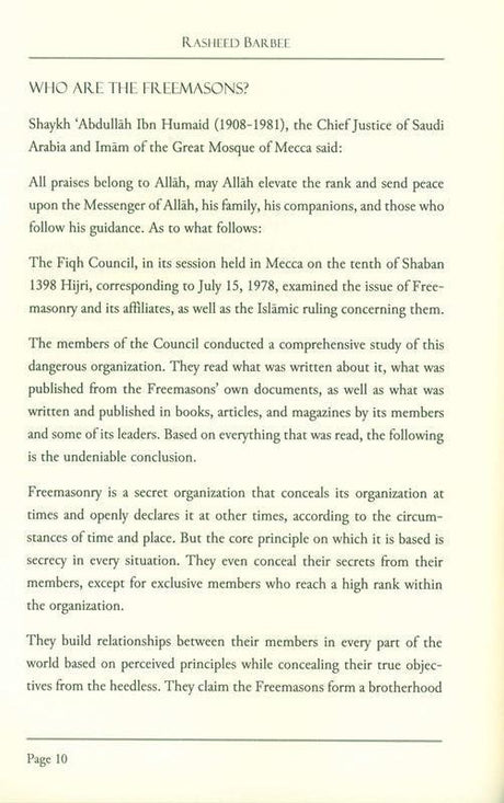 Secret Societies Freemasons, Illuminati and Missionaries (24972)