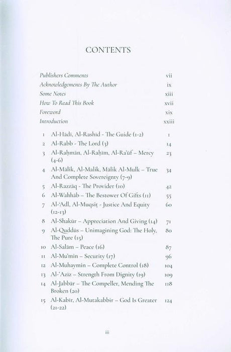 Reflecting on the names of Allah (24969)