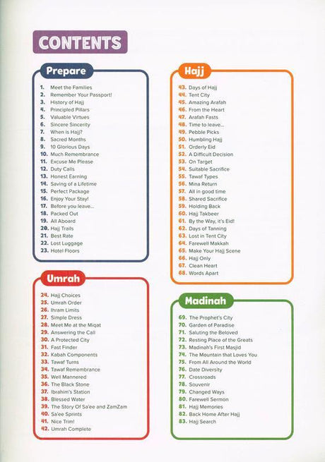 Hajj and Umrah Activity Book (24987)