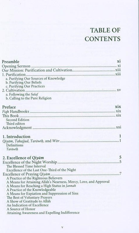 The Night Prayers - Qiyam & Tarawih (22186)