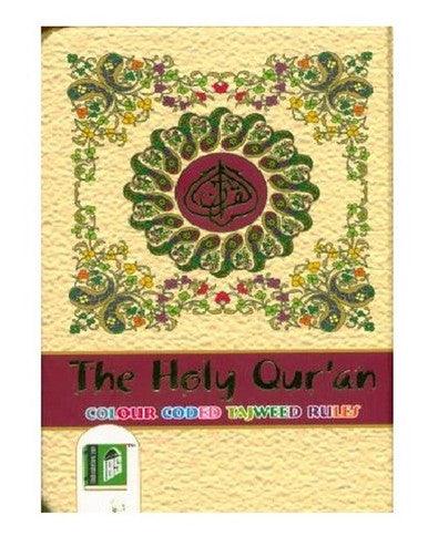 The Holy Quran Colour coded Tajweed Rules (14x19)