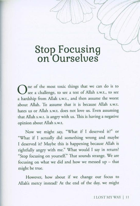 I Lost My Way: Finding Happiness After Despair (24959)