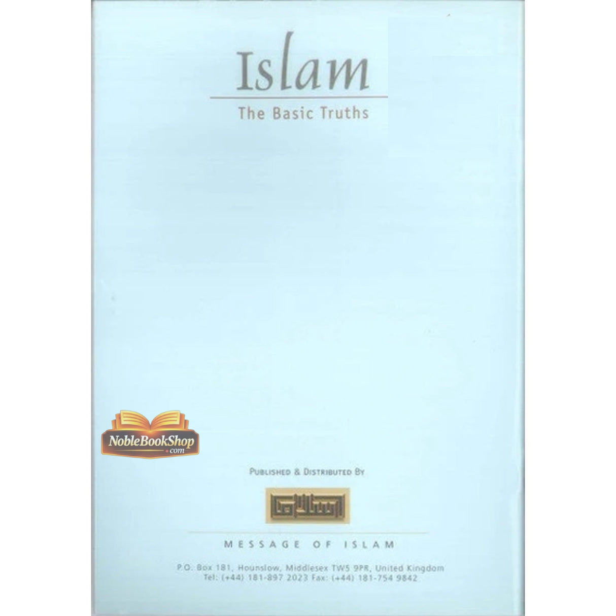 Islam The Basic Truths