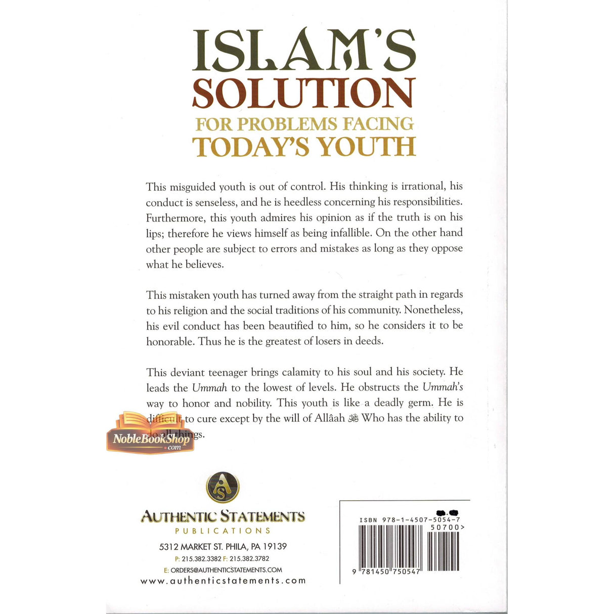 Islam Solution Problems Facing Today’s Youth