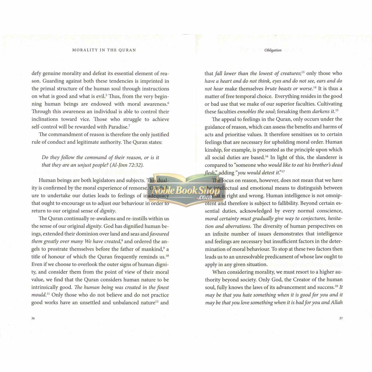 Morality in the Quran (The Greater Good of Humanity)