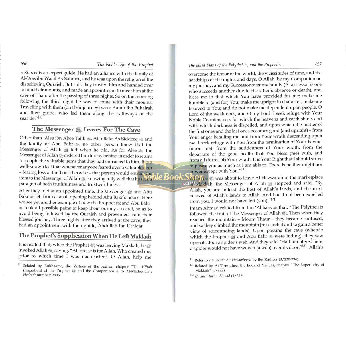 The Noble life of the Prophet 3 Vol set صلی الله علیه وآلهِ وسلم