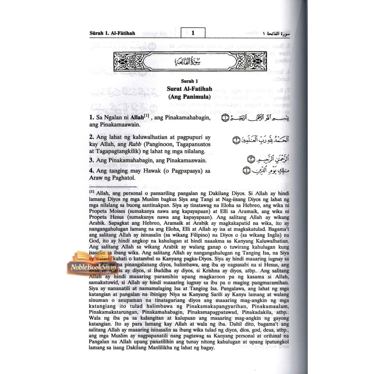 Noble Quran in Filipino Language