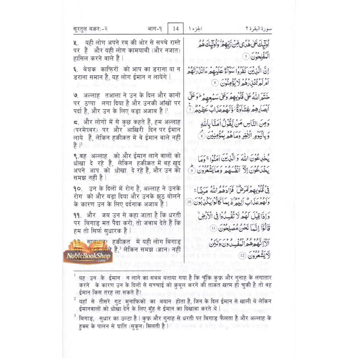 Noble Quran Hindi Language Mukhtasar Tafseer Ahsanul Bayan