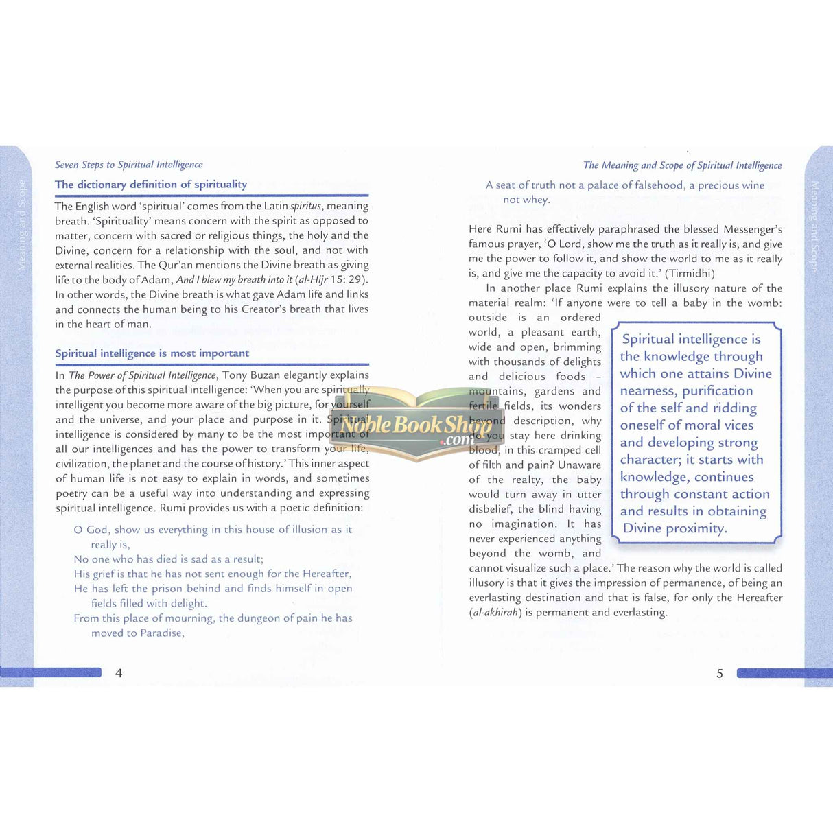 Seven Steps to Spiritual Intelligence (Based on classical Islamic teaching)