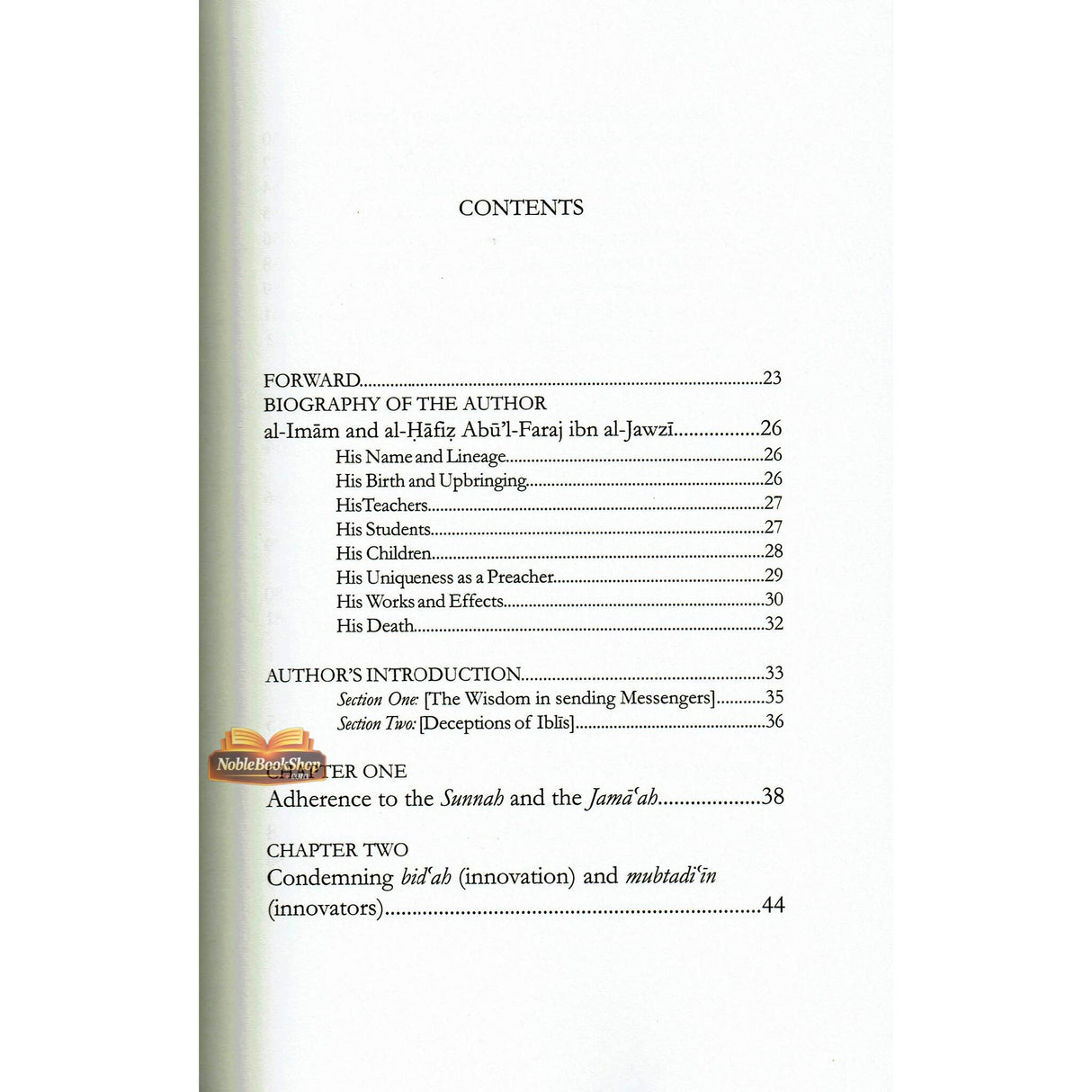 The Devils Deceptions (Talbis Iblis)