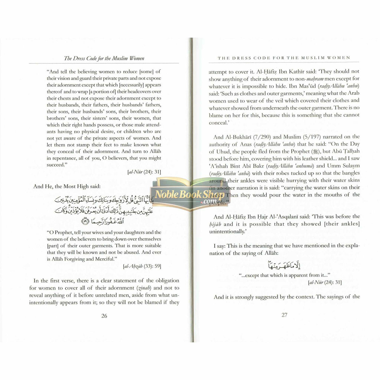 The Dress Code for Muslim Women