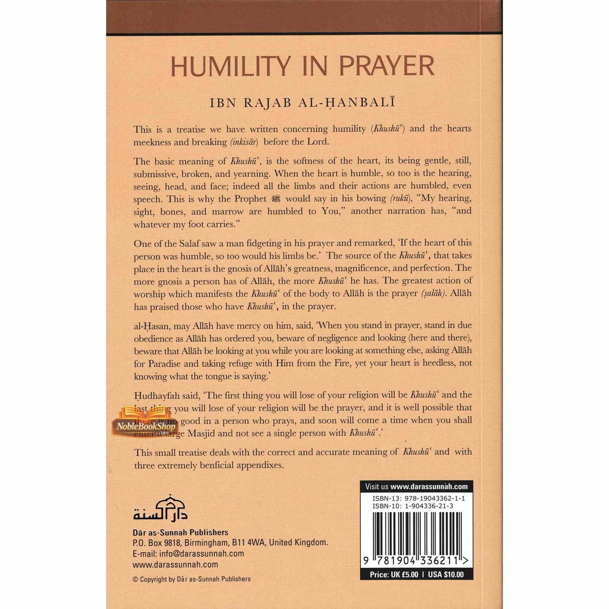The Humility in Prayer