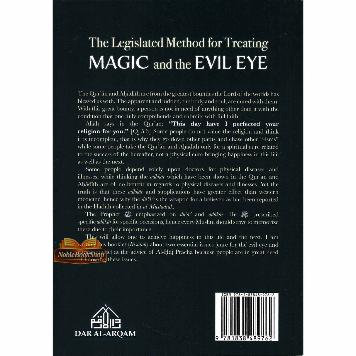 The Legislated Method for Treating Magic and the Evil Eye