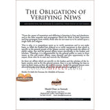 The Obligation of Verifying News (And Respecting The Scholars & Clarifying Their status In The Ummah)
