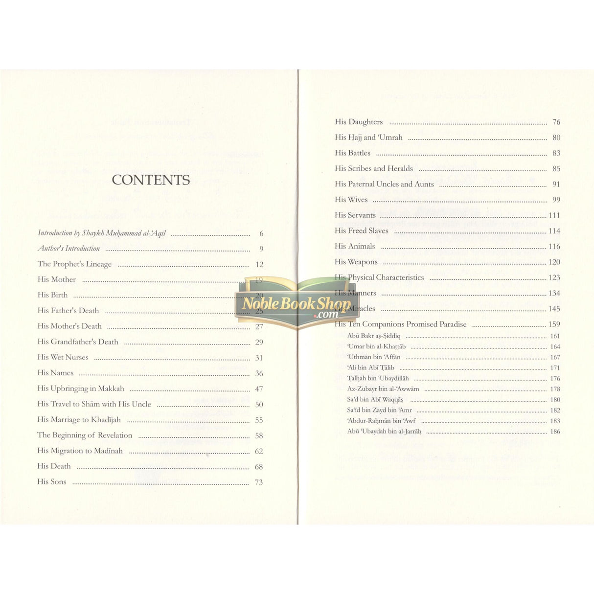 The Prophet and His Ten Companions (Who Were Promised Paradise)