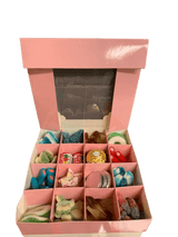 Pink Sweet Box Pick and Mix 16 Selection of Halal Sweet Zone Jelly (21796)
