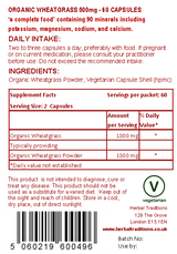 ORGANIC WHEATGRASS   SUPER FOOD