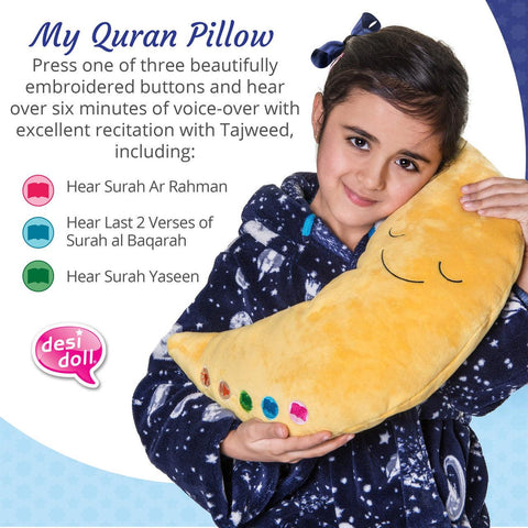 My Quran Pillow Moon  with Light & Sound