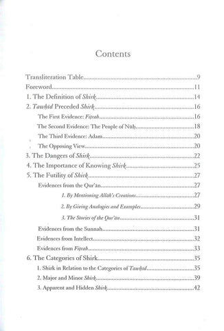 An Explanation of Muhammad ibn Abd al-Wahhab's Kash al-Shubuhat : A Critical Study of Shirk