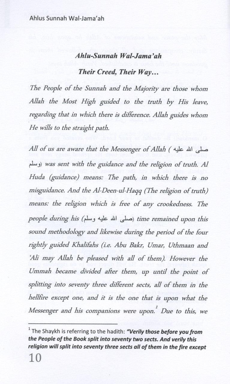Ahlu Sunnah Wal Jamaah