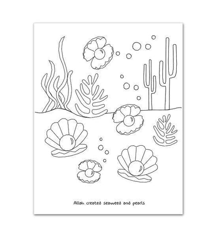 Allah created everything ( Colouring Book)