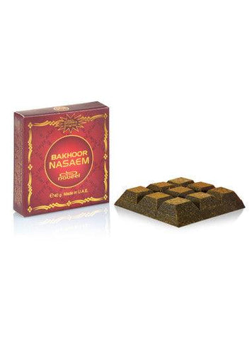 Bakhoor Nasaem Fragrance 40 grams bar | Burn on coal Bakhoor Burner | Each Bar