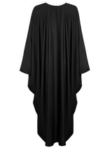 BLACK BATWING ABAYA