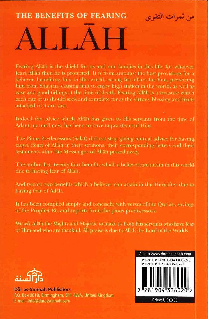 The Benefits Of Fearing Allah - NobleBookshop