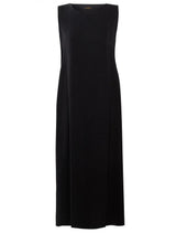 BLACK SLIP DRESS SLEEVELESS