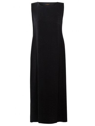 BLACK SLIP DRESS SLEEVELESS
