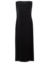 BLACK SLIP DRESS SLEEVELESS