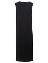 BLACK SLIP DRESS SLEEVELESS