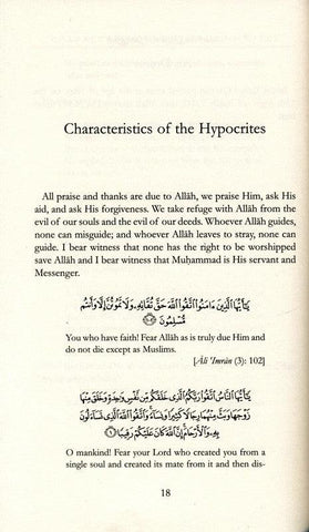 Characteristics of the Hypocrites