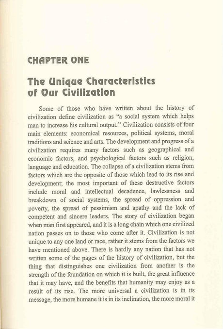 Civization of faith Hard cover - NobleBookshop