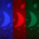 Moon & Stars Quran Cot Mobile with Light Projection
