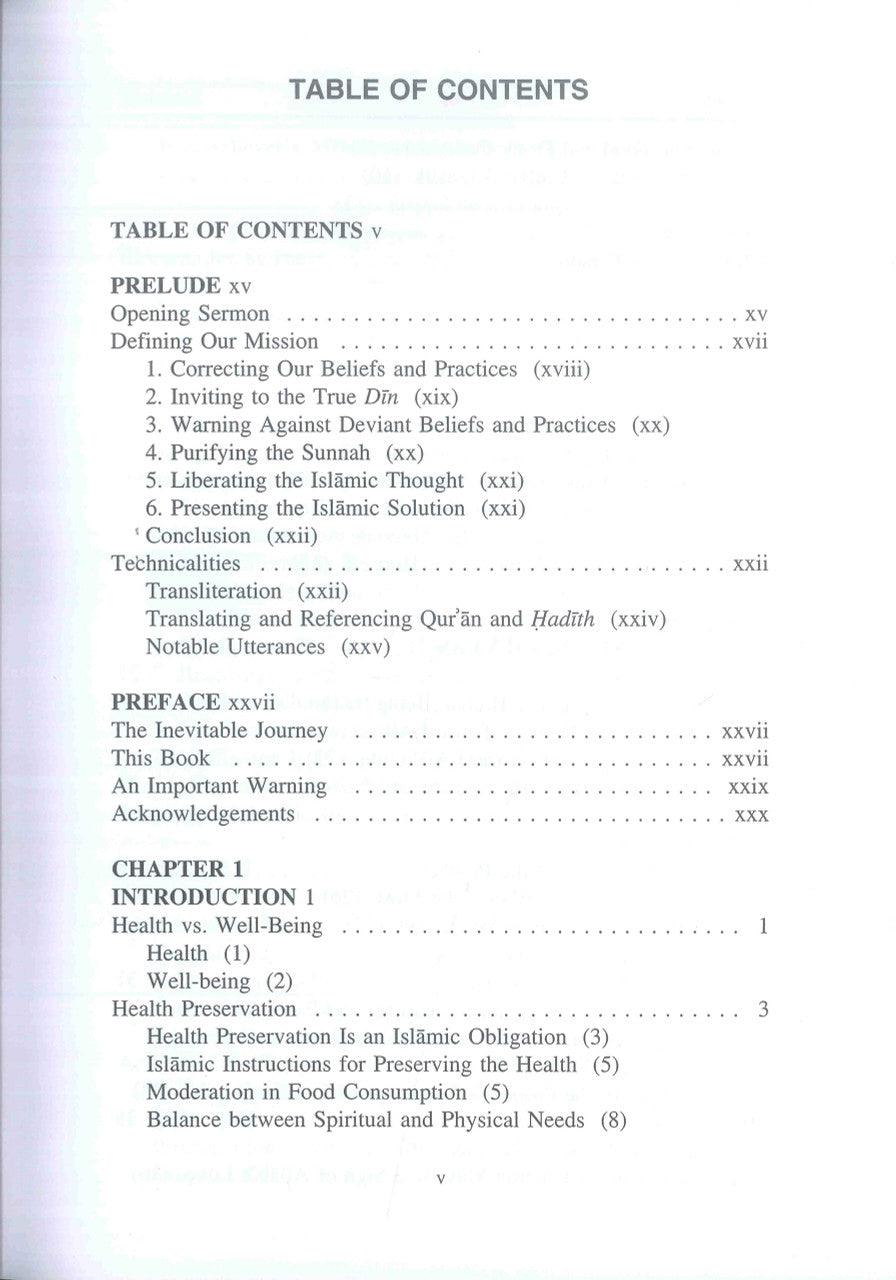 Sickness, Regulations & Exhortations