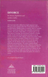 Divorce : Its History, Legislation and Modern Reality