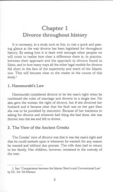 Divorce : Its History, Legislation and Modern Reality