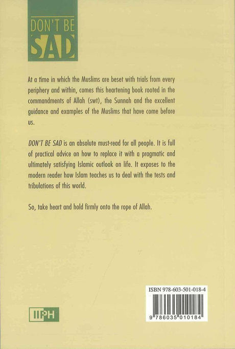 Dont Be Sad : Soft Cover - NobleBookshop