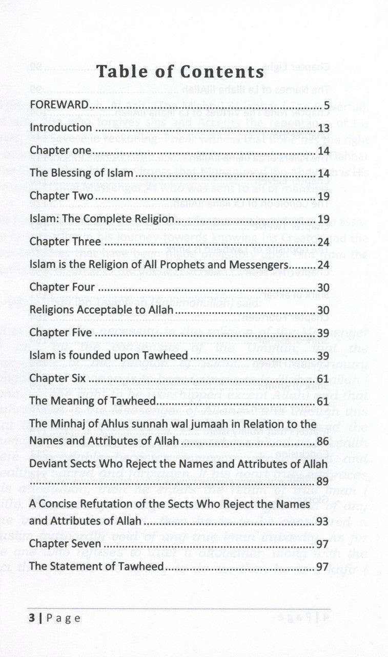 The Essential Matters Of Tawheed: For The New Muslim