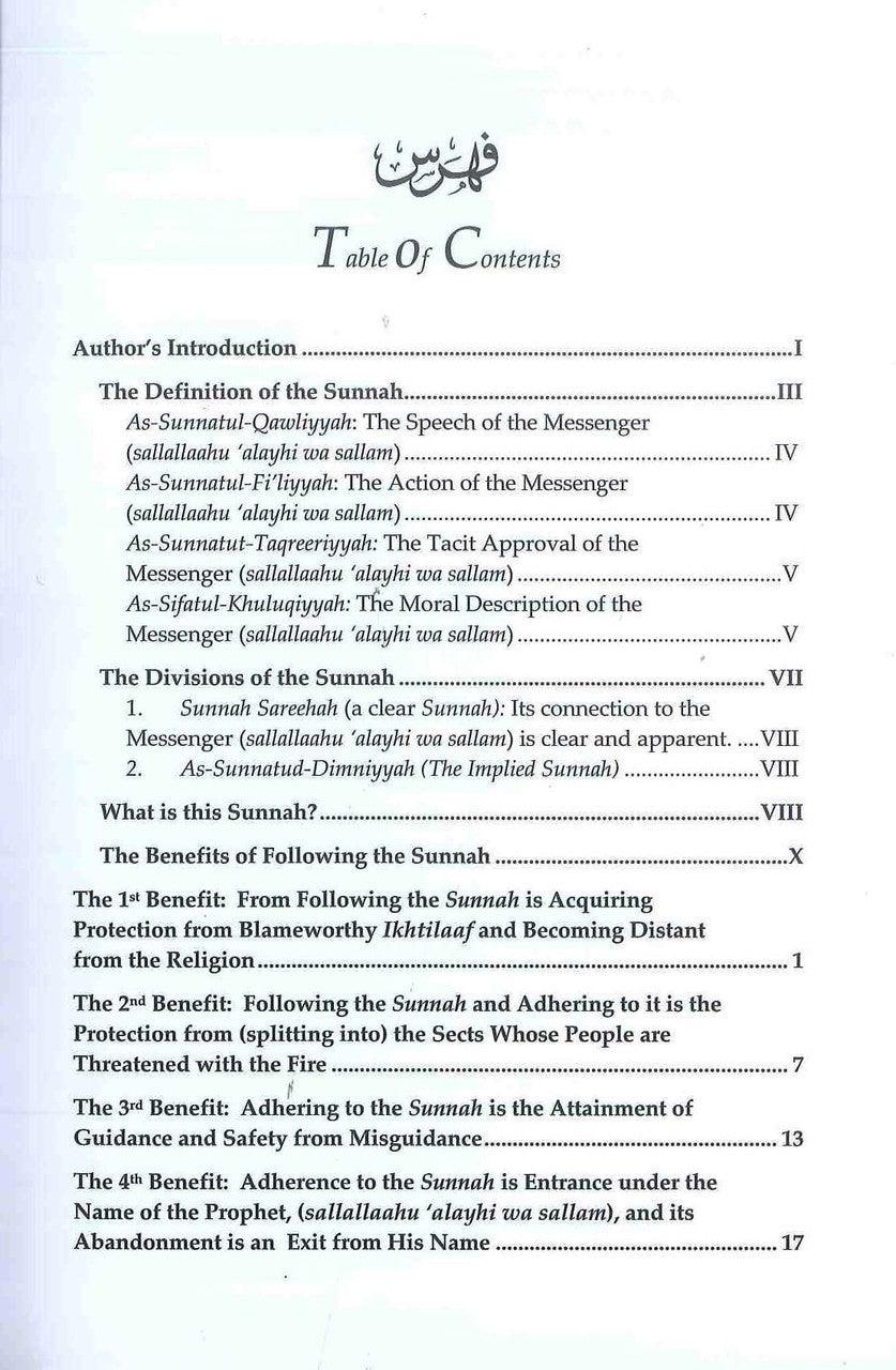 The Excellence of following the Sunnah