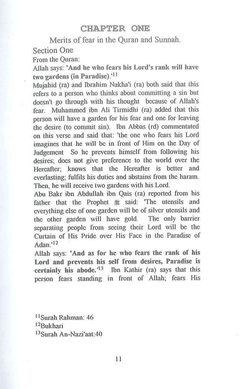 Fear Of ALLAH