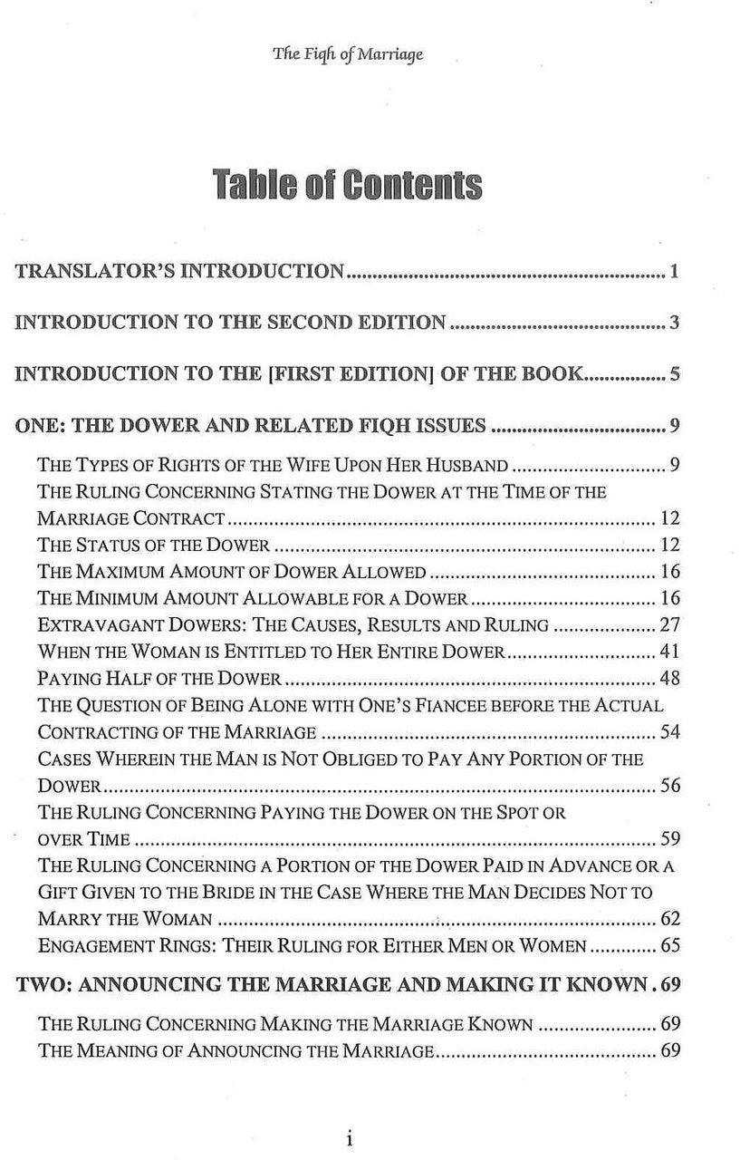 The Fiqh Of Marriage In The Light Of The Quran & Sunnah