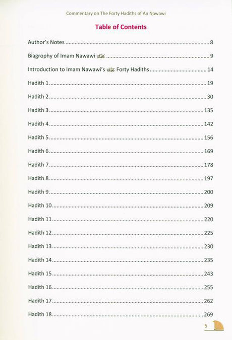 The  40 Hadith of Imam Nawawi, 9781916186224