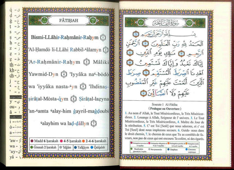 Tajweed Quran | Translation and Transliteration – French