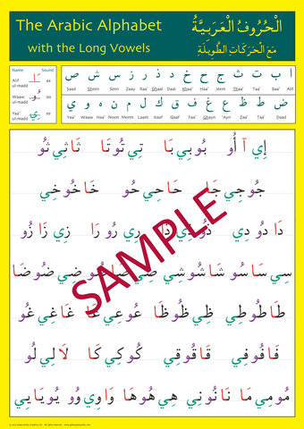 Gateway to Arabic Poster Pack 2