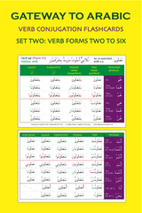 Gateway to Arabic Verb Conjugation Flashcards (Set Two)