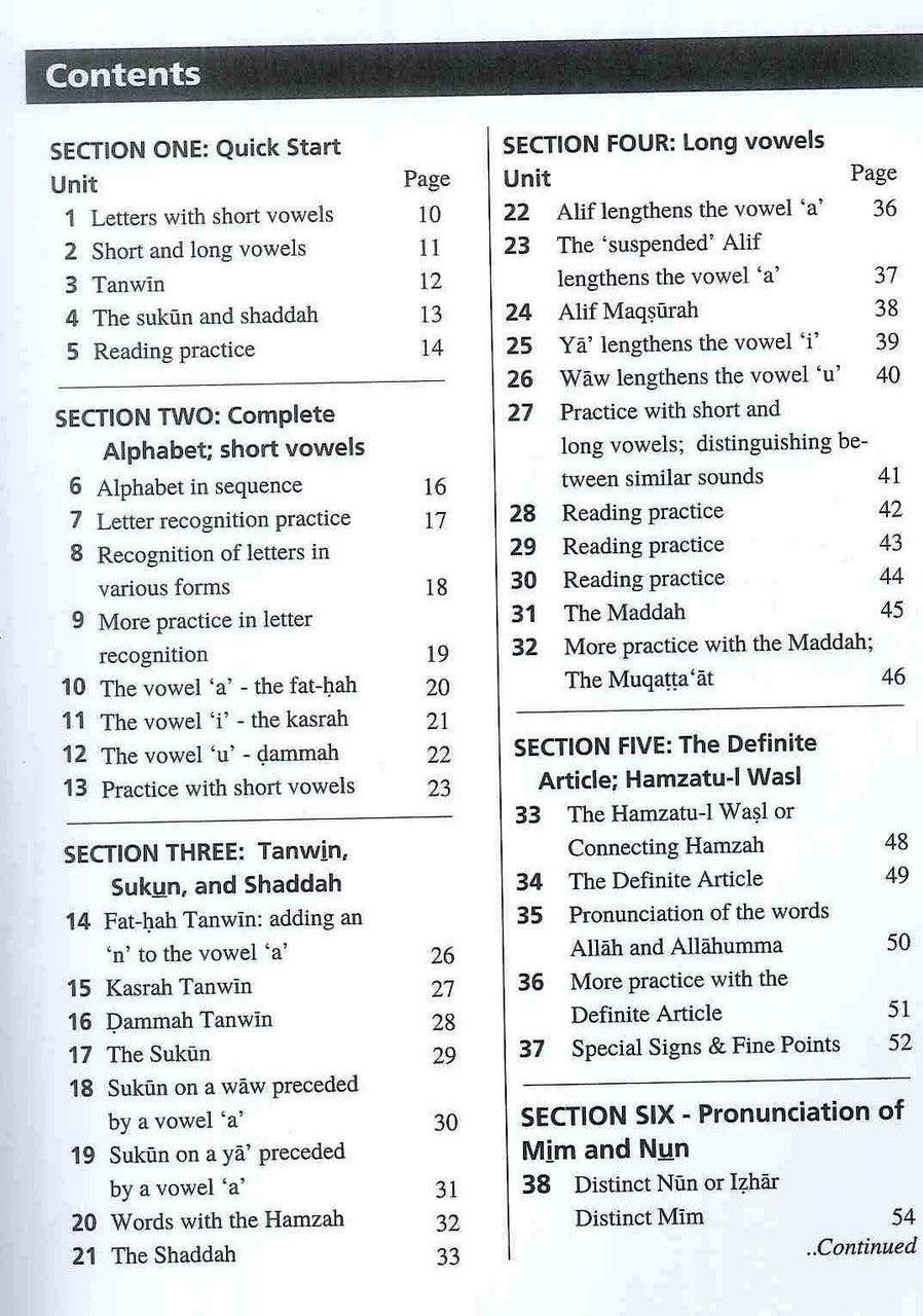 Graded Steps in Qur'an Reading - Students' Edition (Textbook)